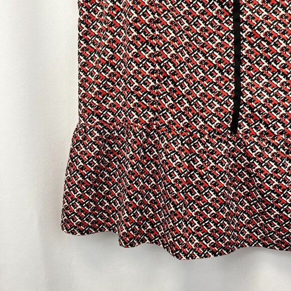 Ann Taylor Womens Multicolor Sleeveless Round Neck Side Zip Blouse Top Size 4 - Picture 6 of 10